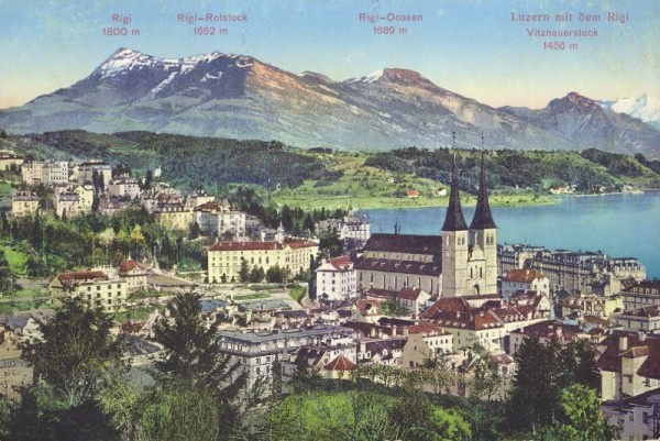Luzern mit dem Rigi
