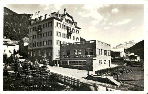 Hotel Müller Pontresina Vorderseite