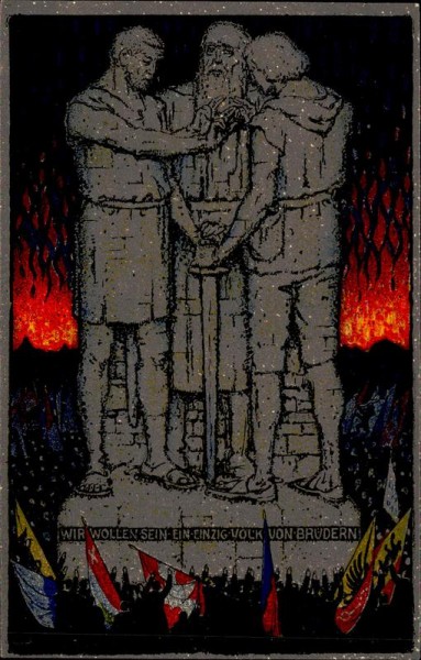 Bundesfeier-Postkarte 1915 Vorderseite