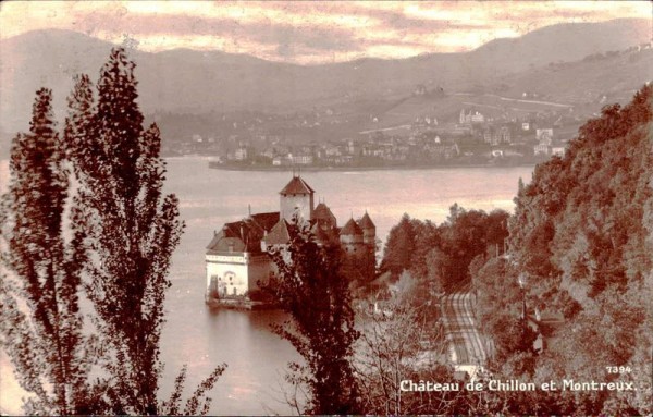 Château de Chillon et Montreux Vorderseite