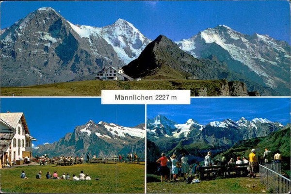 Männlichen (2342 m) Vorderseite