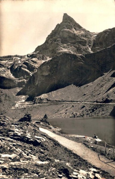 Bannalpsee mit Sättelistock Vorderseite