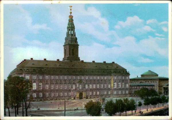 Christiansborg (Kopenhagen) Vorderseite