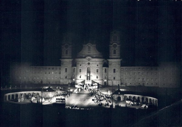 Einsiedeln, Das grosse Welttheater, Aus der Königszene Vorderseite