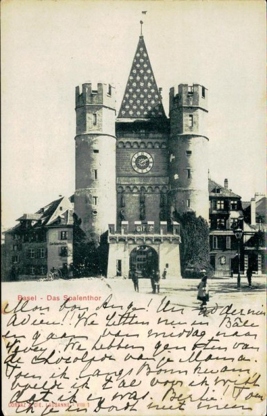 Basel - Das Spalentor Vorderseite