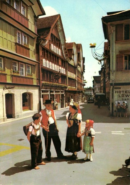 Appenzell, Hauptstrasse Vorderseite