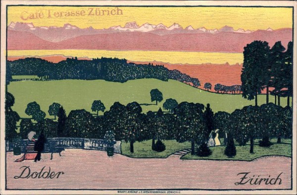Zürich, Dolder Terrasse Vorderseite