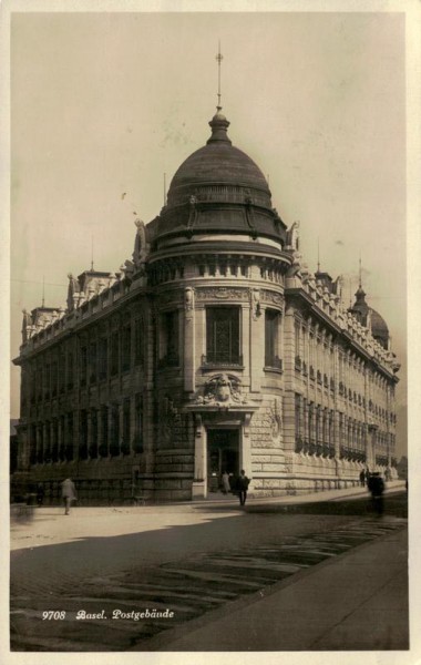 Basel, Postgebäude Vorderseite
