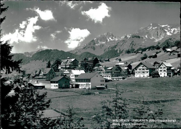 Wildhaus-Lisighaus, Blick gegen Lütisspitz Vorderseite