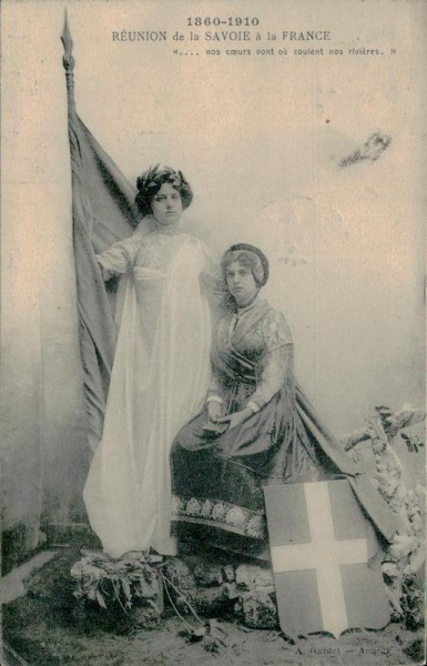 1760-1910, Réunion de la Savoie à la France Vorderseite