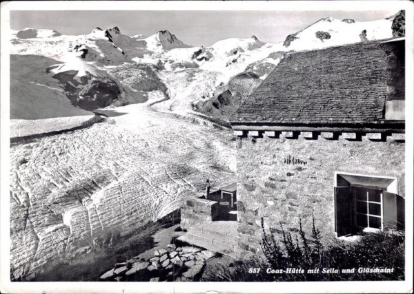 Coazhütte Vorderseite
