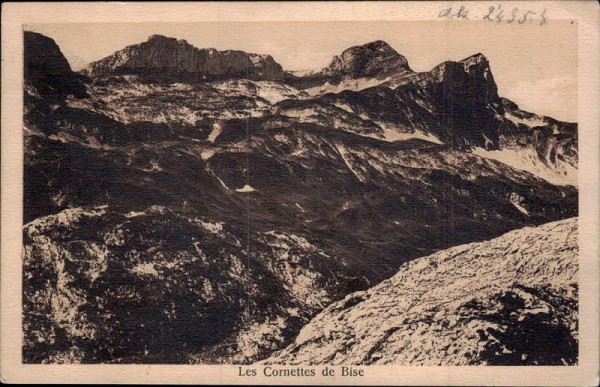 Les Cornettes de Bise Vorderseite