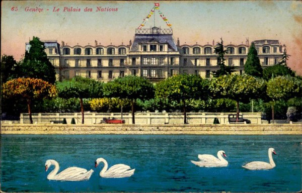 Genève - Le Palais des Nations Vorderseite