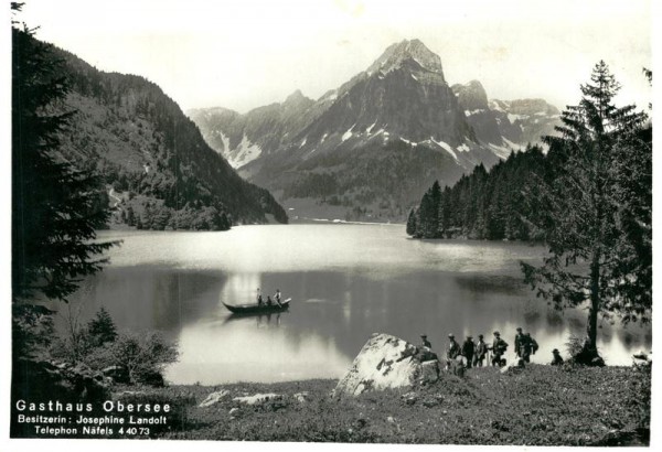 Näfels, Gasthaus Obersee Vorderseite