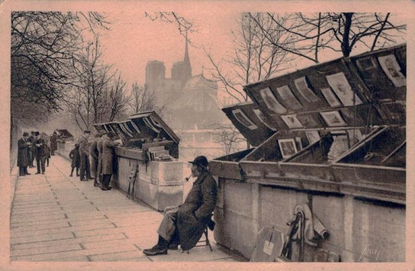 Paris.. En Flanant. Les Bouquinistes du Quai de la Tournelle Vorderseite