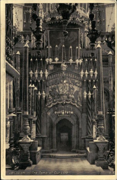 Jerusalem - The Tomb of Our Lord Vorderseite