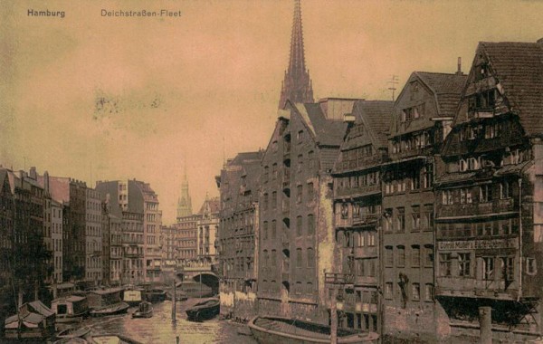 Hamburg - Deichstrasse-Fleet Vorderseite