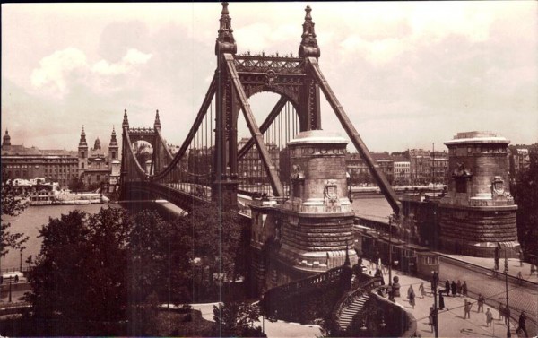 Budapest - Elisabethbrücke Vorderseite