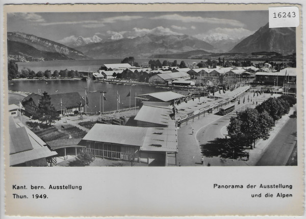 Kant. bernische Ausstellung Thun 1949 - Panorama der Ausstellung