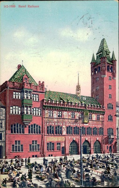 Basel Rathaus Vorderseite