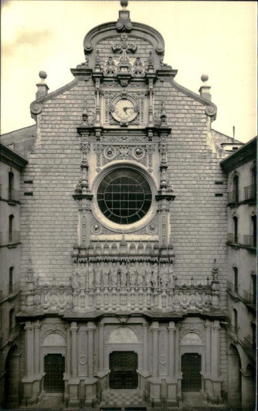 La basílica de Montserrat Vorderseite