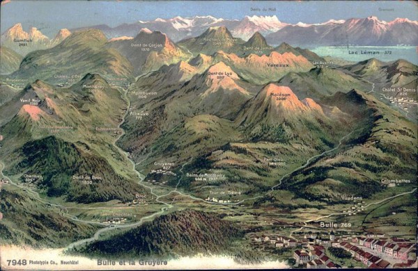 Bulle et la Gruyère Vorderseite