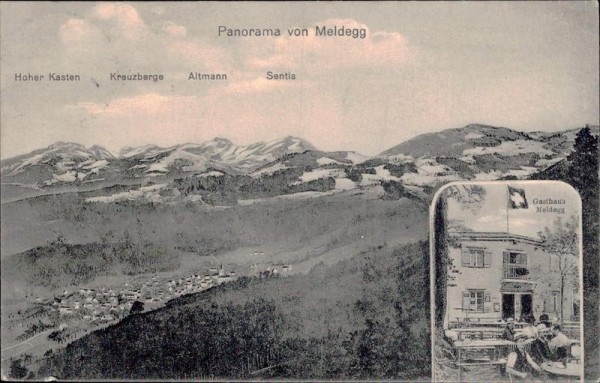 Panorama von Meldegg Vorderseite