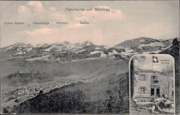 Panorama von Meldegg Vorderseite