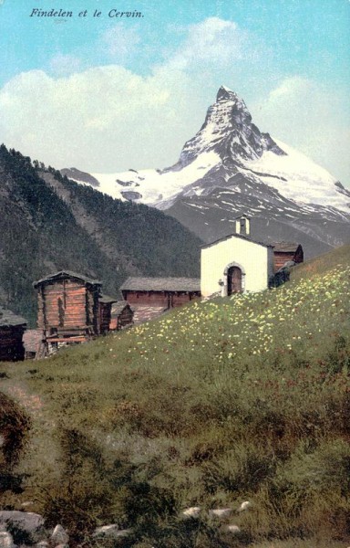Findelen et le Cervin Vorderseite