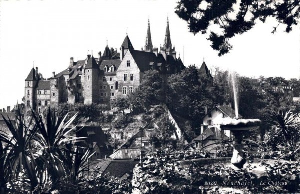 Neuchâtel. Le Château Vorderseite