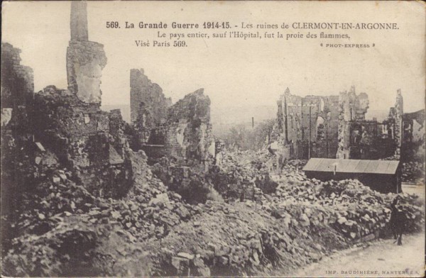 Clermont-en-Argonne, 1914-15