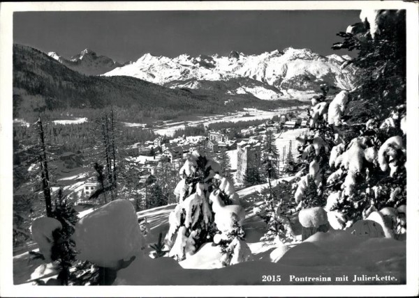 Pontresina mit Julierkette Vorderseite