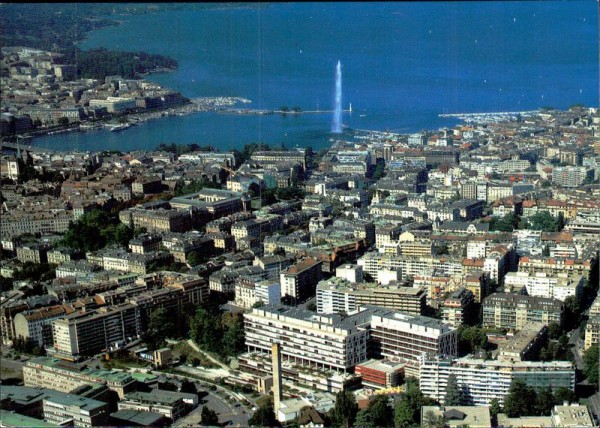 Genève, Flugaufnahme Vorderseite