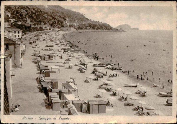 Alassio-Spiaggia di Leuante Vorderseite