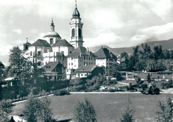 Solothurn, St. Ursen-Kathedrale mit Chantier-Anlage Vorderseite