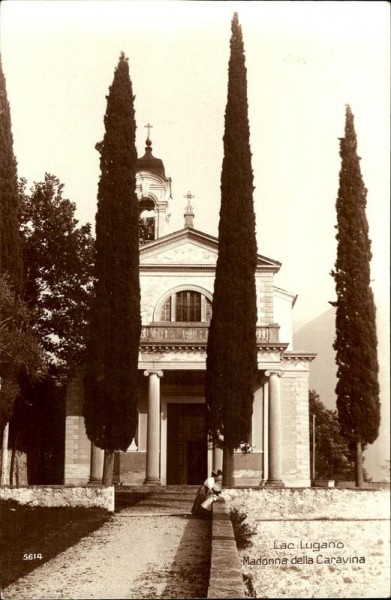 Lac Lugano Madonna della Caravina Vorderseite