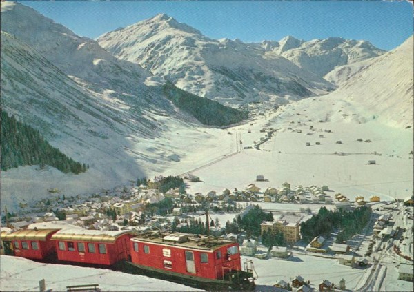 Andermatt, Furka-Oberalp-Bahn Vorderseite