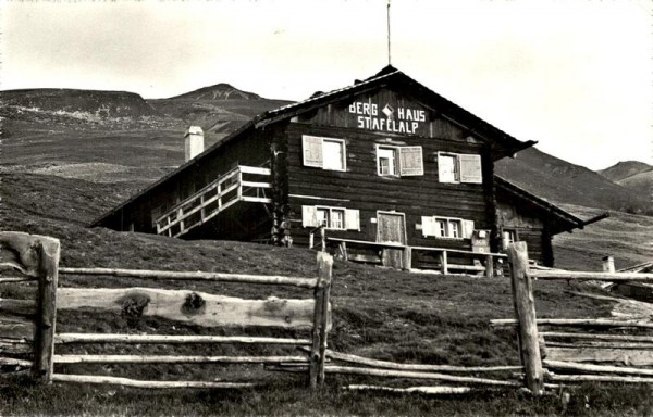 Berghaus Stafelalp; Davos-Frauenkirch  Vorderseite