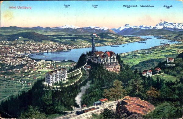 Uetliberg (869 m) Vorderseite