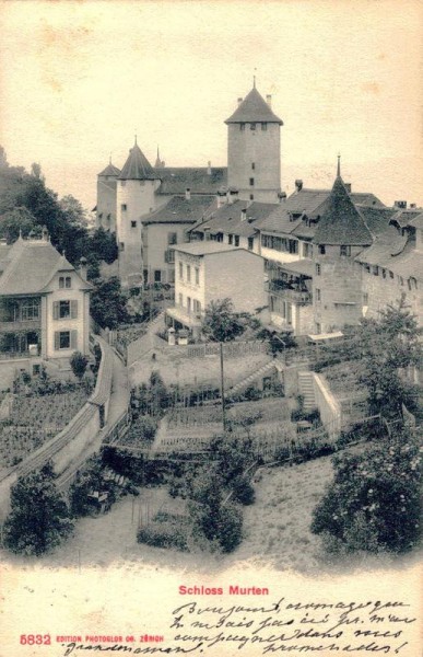 Schloss Murten. 1906 Vorderseite