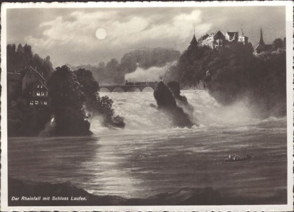 Der Rheinfall mit Schloss Laufen