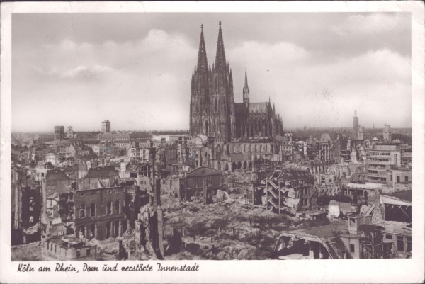 Köln, zerstörte Innenstadt
