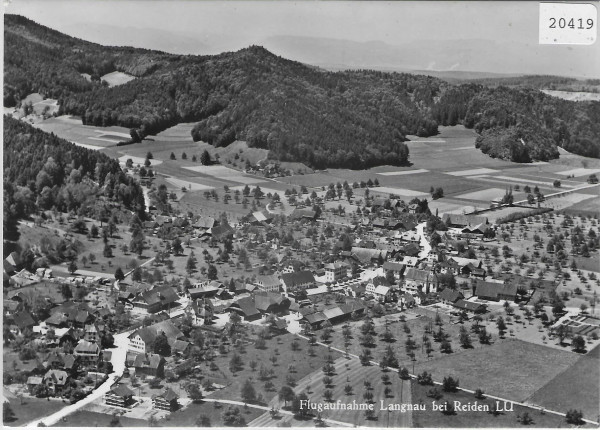 Flugaufnahme Langnau bei Reiden LU