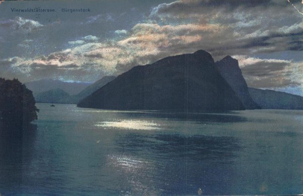 Vierwaldstättersee. Bürgenstock Vorderseite