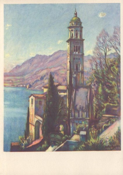 Henri Robert, Kirche von Morcote Vorderseite