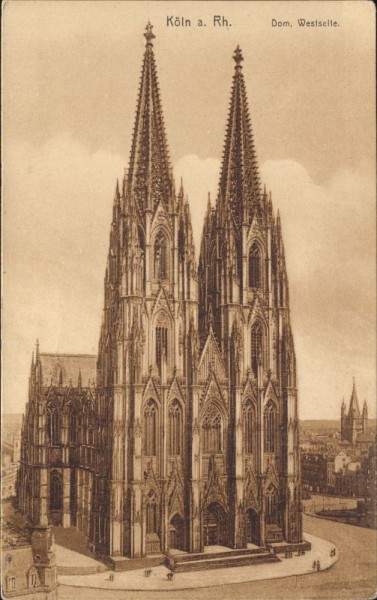 Köln a. Rh, Dom Westseite
