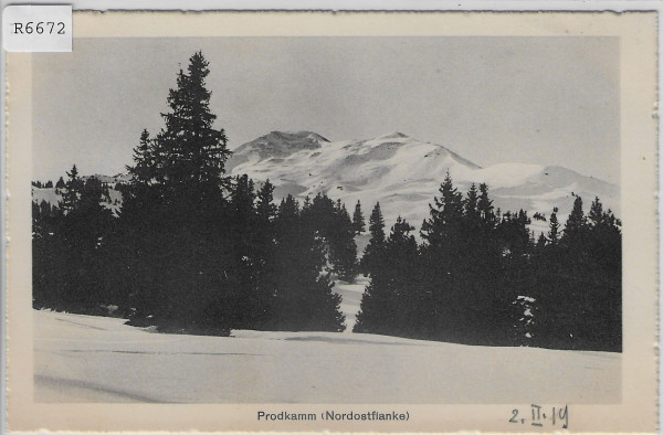 Prodkamm - Nordostflanke im Winter en hiver