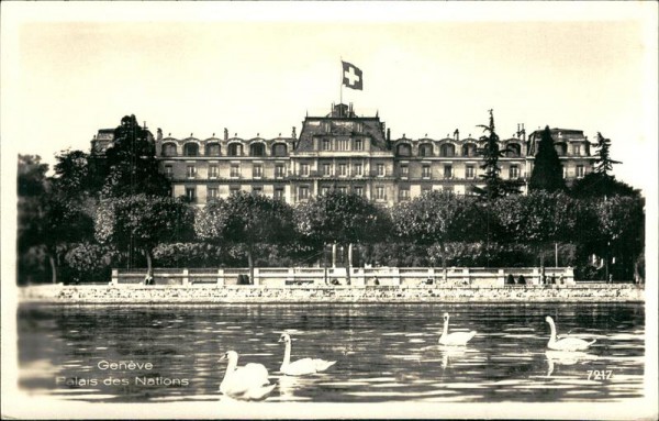 Genève - Palais des Nations Vorderseite