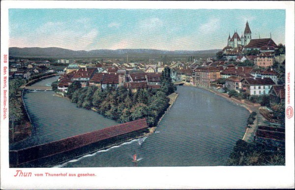 Thun vom Thunerhof aus gesehen Vorderseite