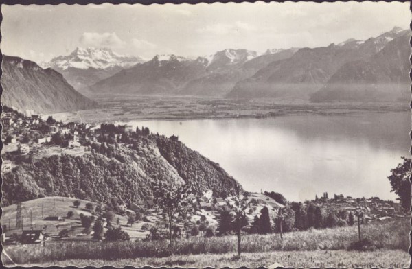 Montreux-Glion et les Dents du Midi